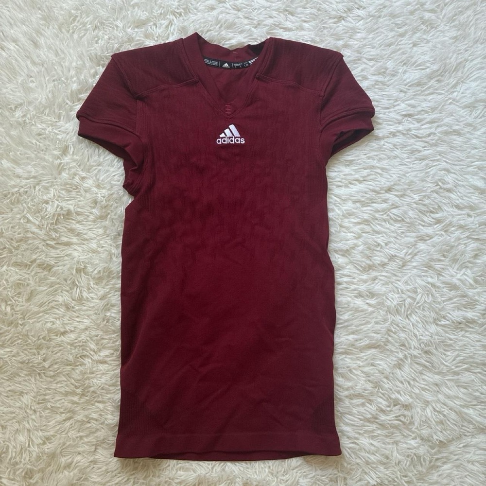 Adidas burgundy compression dress athletic tennis shorts sporty Large - Picture 1 of 6